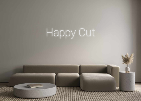 Custom Neon: Happy Cut