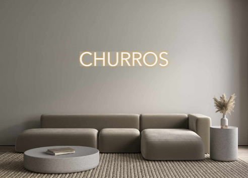 Custom Neon: CHURROS