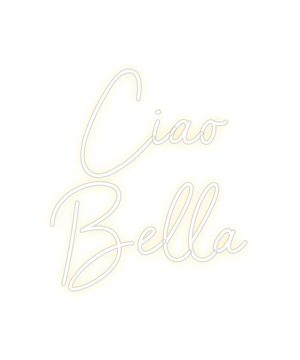 Custom Neon: Hello
 Bella