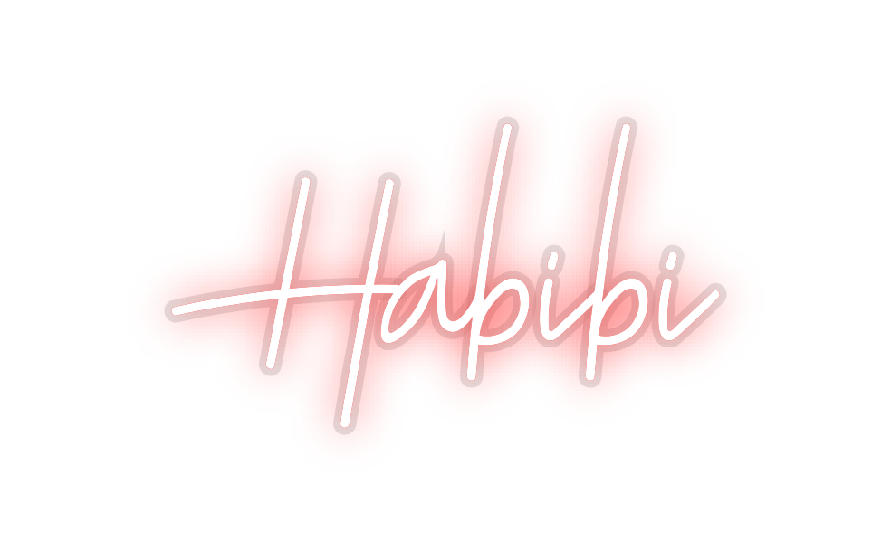 Custom Neon: Habibi