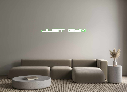 Custom Neon: JUST GYM