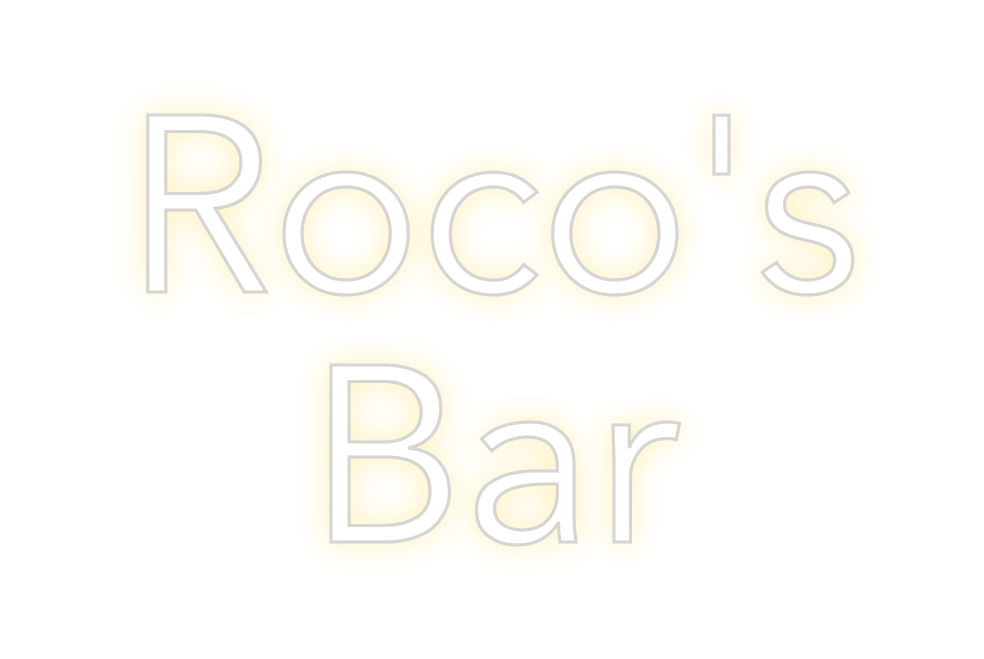 Custom Neon: Roco's
 Bear