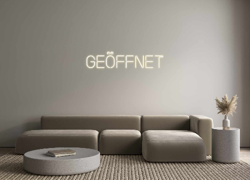 Custom Neon: Geöffnet