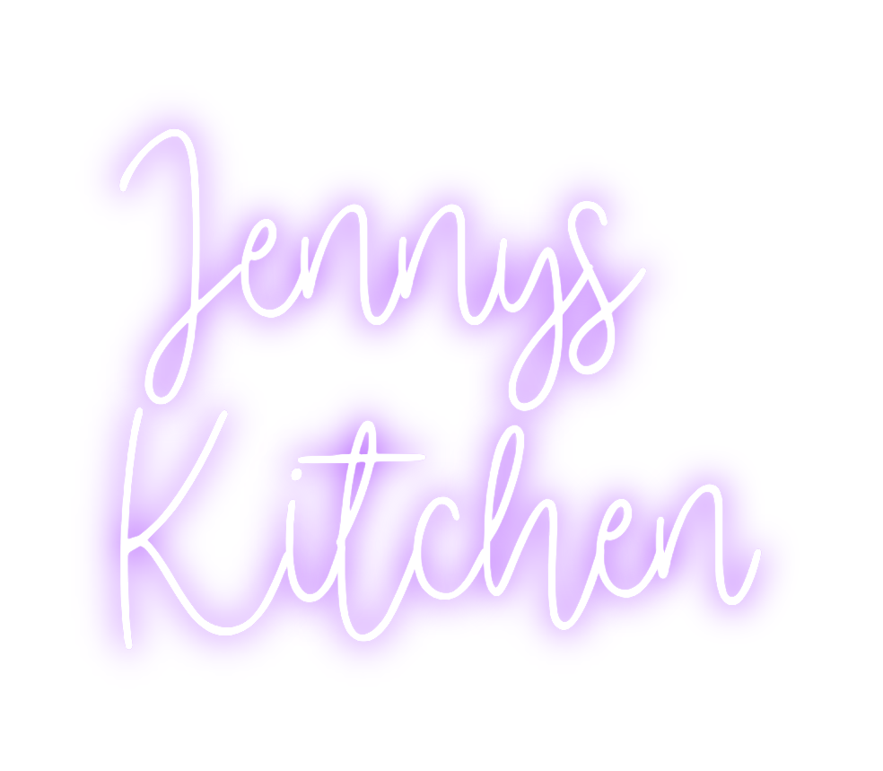 Custom Neon: Jenny's
 Kitchen