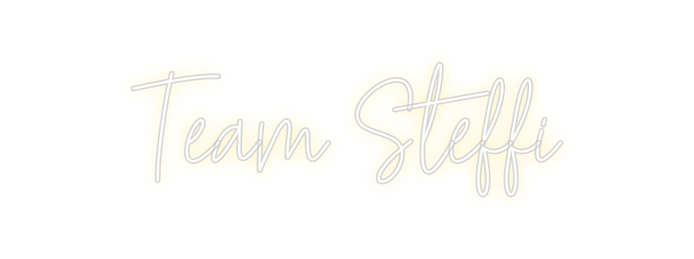 Custom Neon: Team Steffi