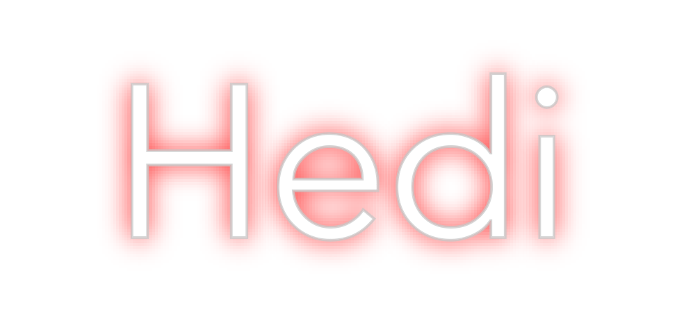 Custom Neon: Hedi