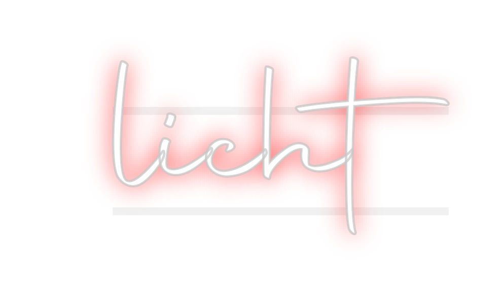 Custom Neon: licht