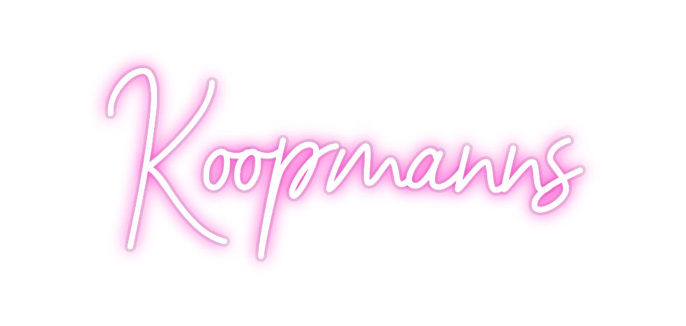 Custom Neon: Koopmanns