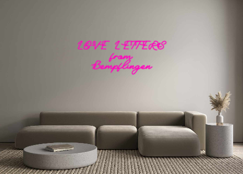 Custom Neon: LOVE  LETTERS...