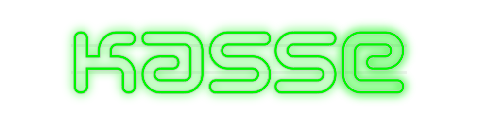 Custom Neon: Kasse