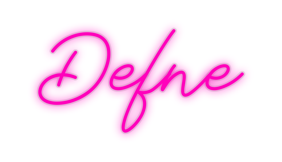 Custom Neon: Defne