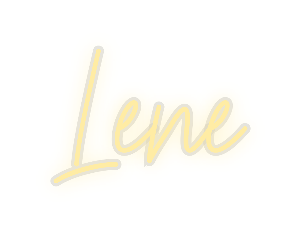 Custom Neon: Lene