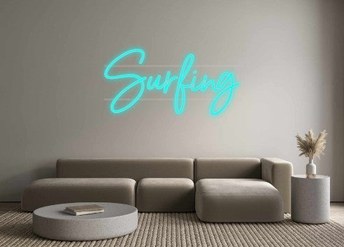 Custom Neon: Surfing