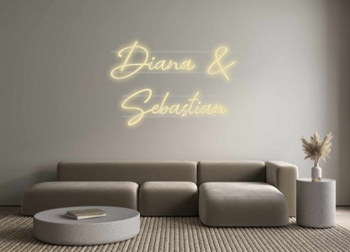 Custom Neon: Diana &amp;
 Seba...