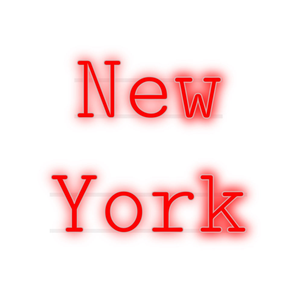 Custom Neon: New
 York