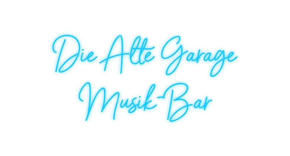 Custom Neon: Die Alte Gara...