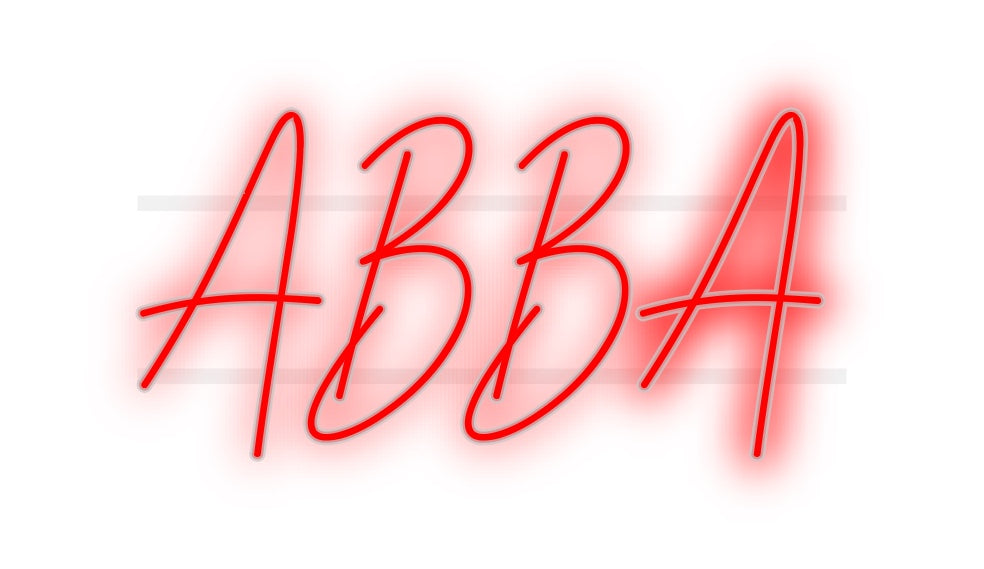 Custom Neon: ABBA