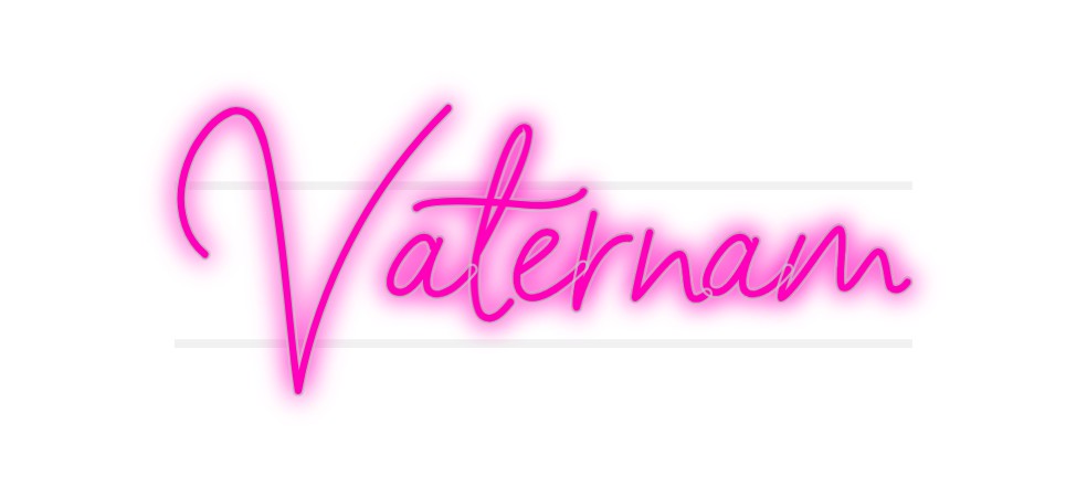 Custom Neon: Father's Name