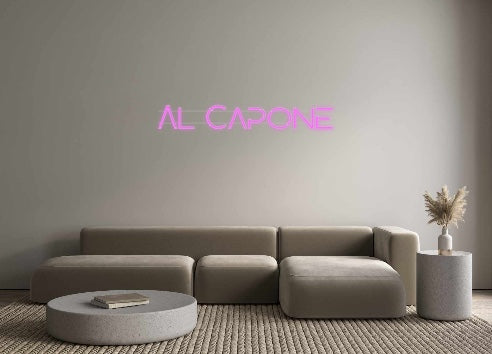 Custom Neon: Al Capone