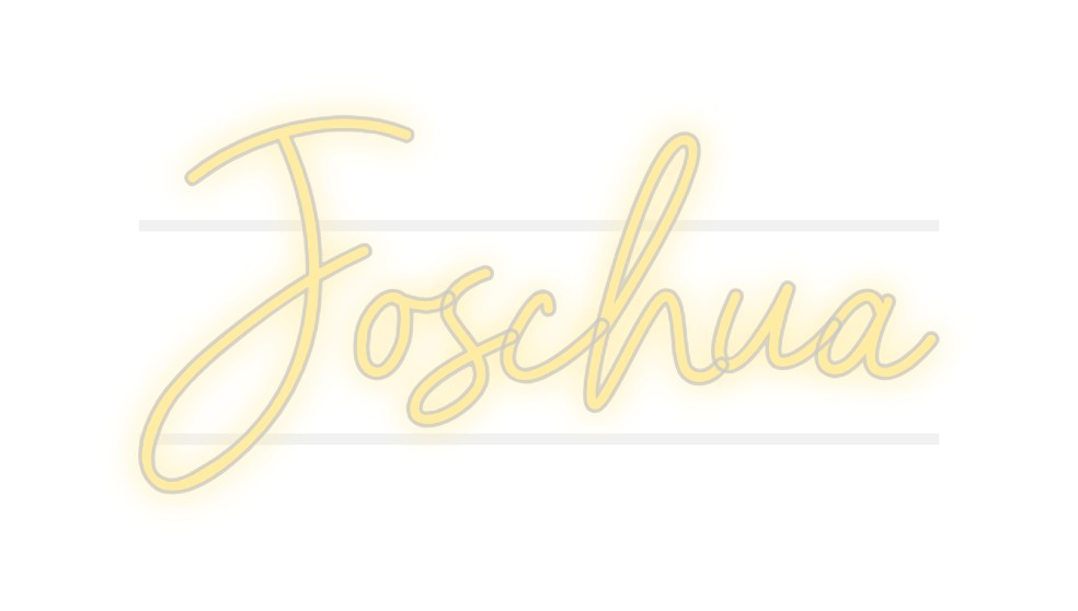 Custom Neon: Joshua