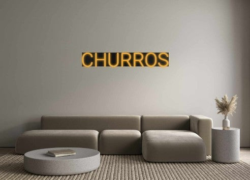 Custom Neon: CHURROS