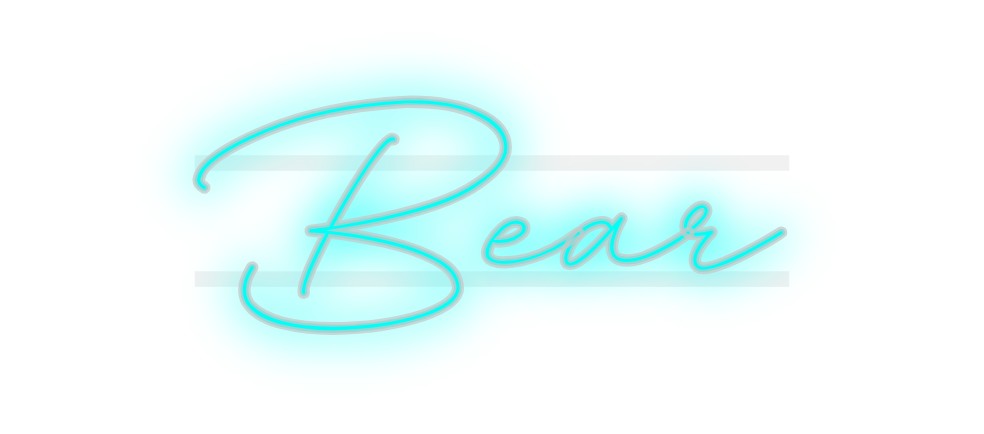 Custom Neon: Bear