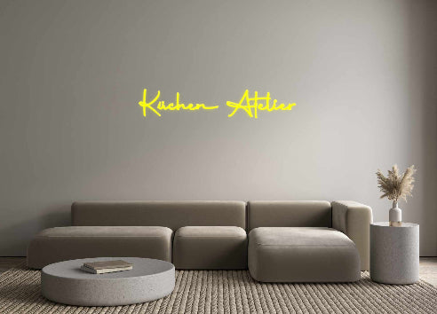 Custom Neon: Küchen Atelier