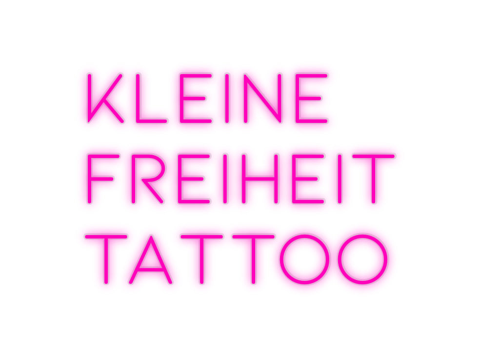 Custom Neon: Kleine
Freih...