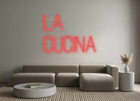 Custom Neon: LA
 KITCHEN