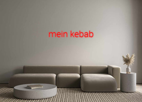 Custom Neon: mein kebab