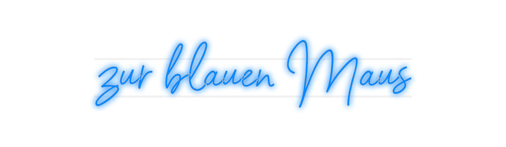 Custom Neon: zur blauen Maus