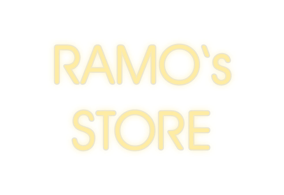 Custom Neon: RAMO’s
 STORE