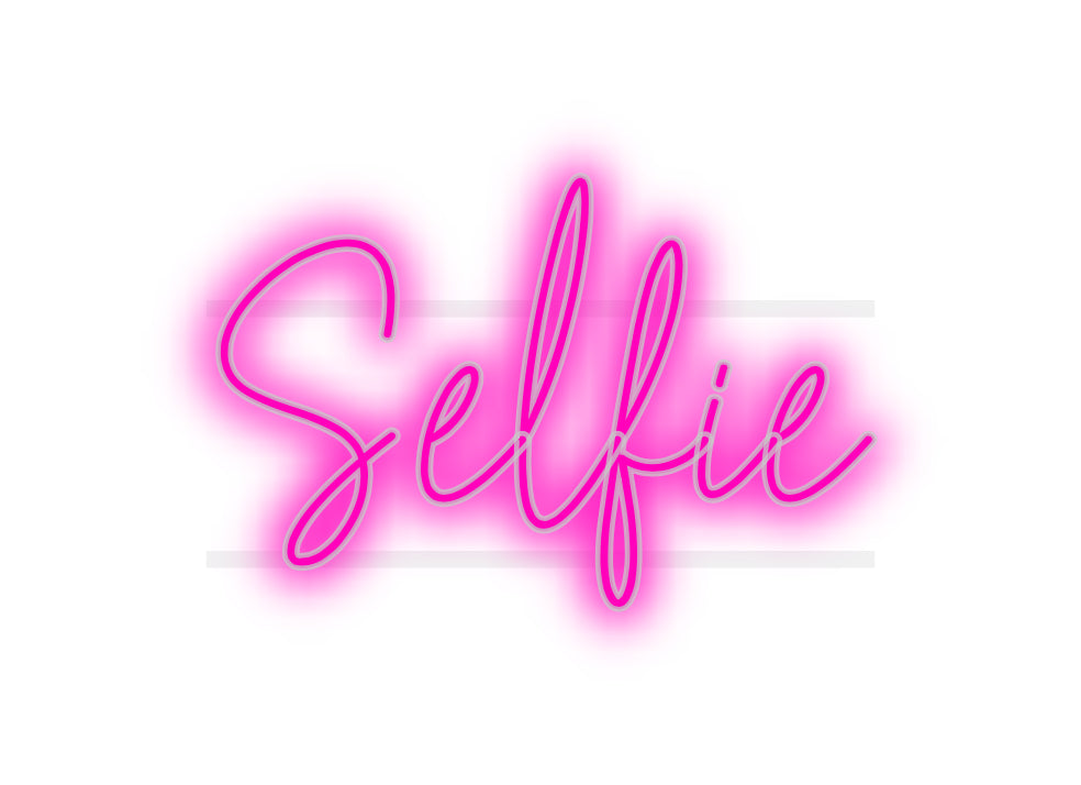 Custom Neon: Selfie