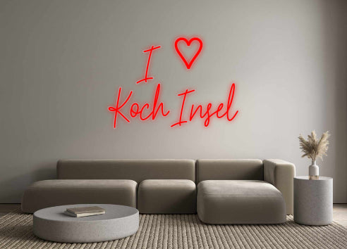 Custom Neon: I ♡
 Cook In...