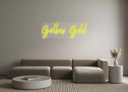 Custom Neon: Yellow Gold