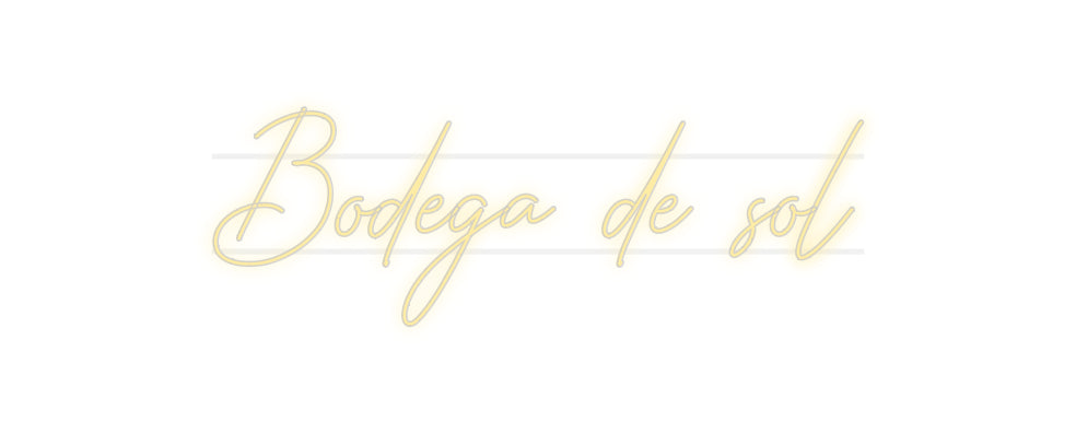 Custom Neon: Bodega de sol