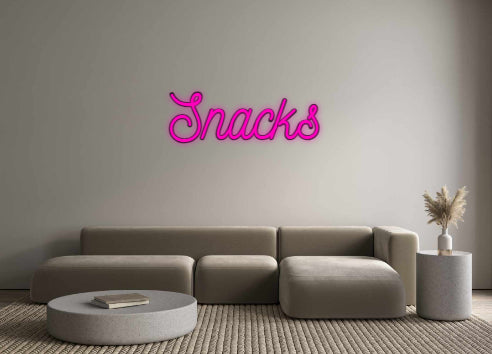 Custom Neon: Snacks