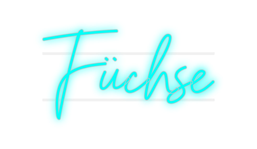 Custom Neon: Füchse