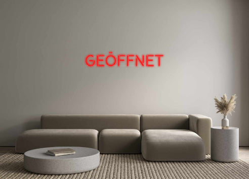 Custom Neon: Geöffnet