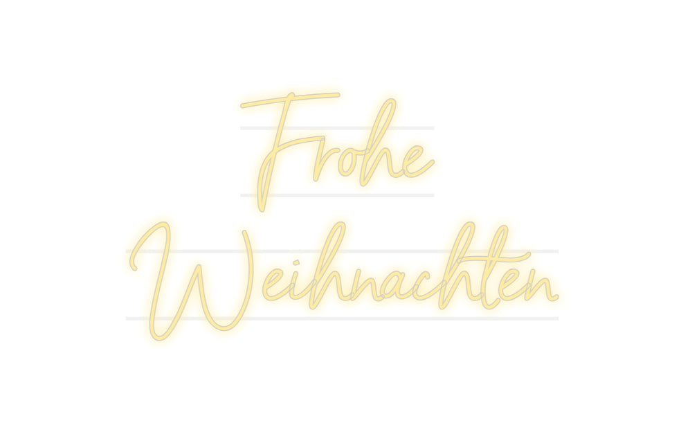 Custom Neon: Frohe 
Weihn...