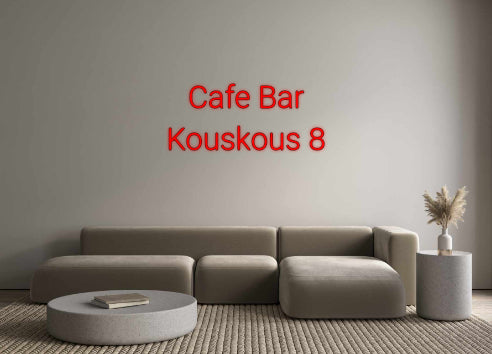 Custom Neon: Cafe Bar
 Kou...