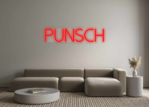 Custom Neon: PUNCH