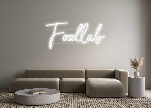 Custom Neon: Foodlab