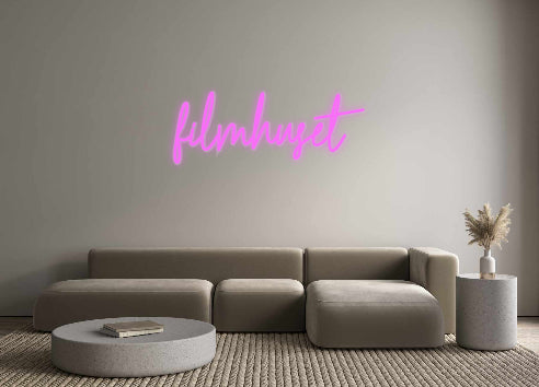 Custom Neon: filmhouse