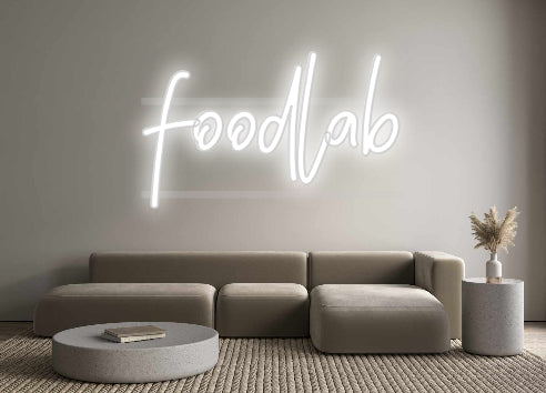 Custom Neon: foodlab