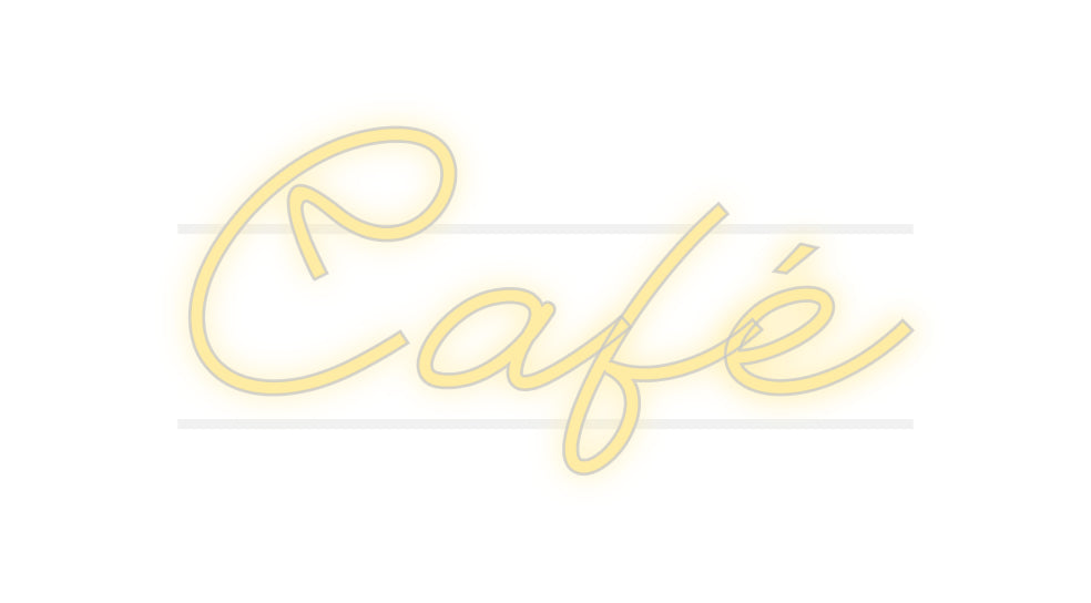 Custom Neon: Café