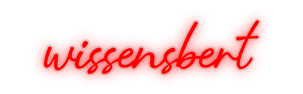 Custom Neon: wissensbert