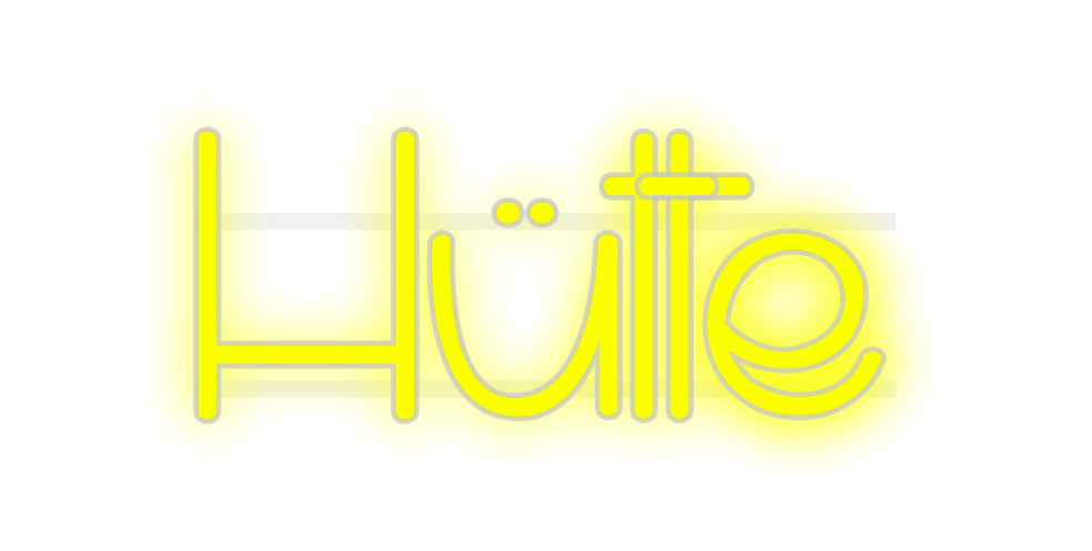 Custom Neon: Hütte