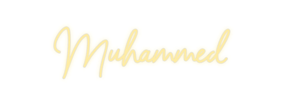 Custom Neon: Muhammad