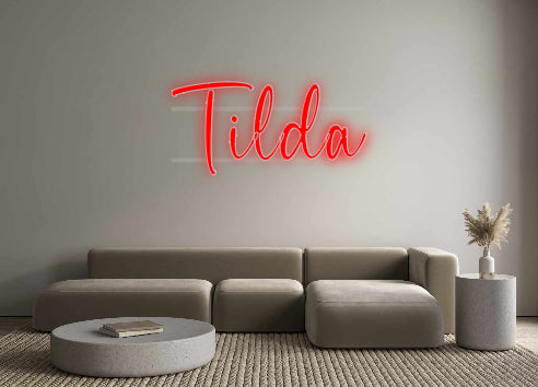 Custom Neon: Tilda